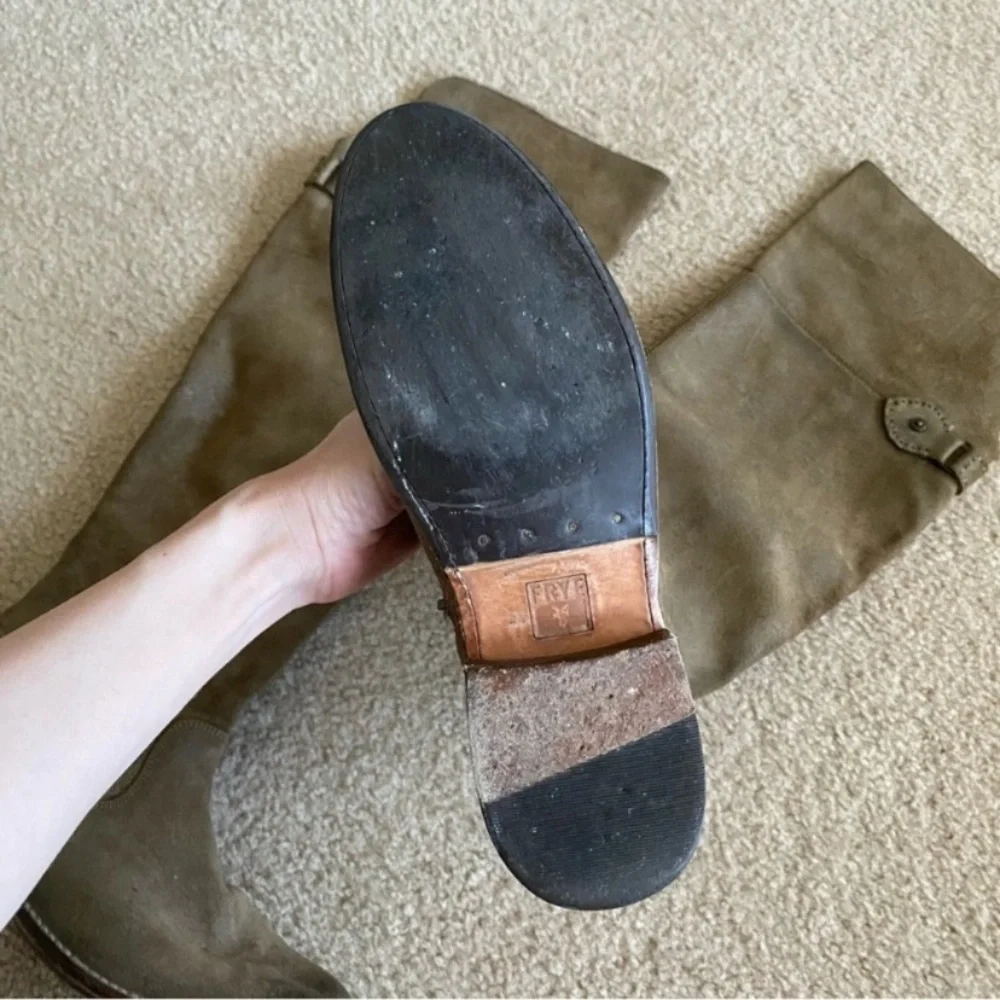 Frye Shirley OTK Foldover Riding Boot